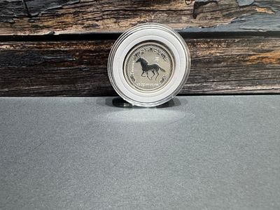 חצי אונקיה כסף 999 
שנת הסוס