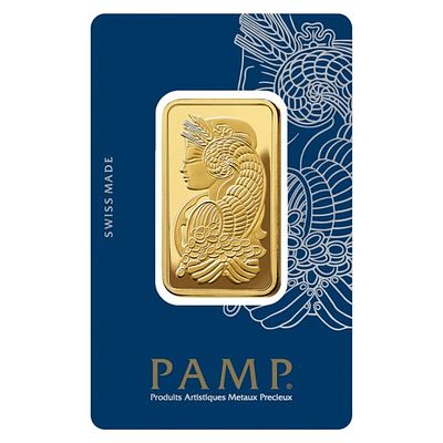 מטיל זהב 1 אונקיה PAMP ליידי פורטונה
. טוהר: 24 קראט (0.9999 זהב טהור) 
משקל כולל: 31.10 גרם (1 