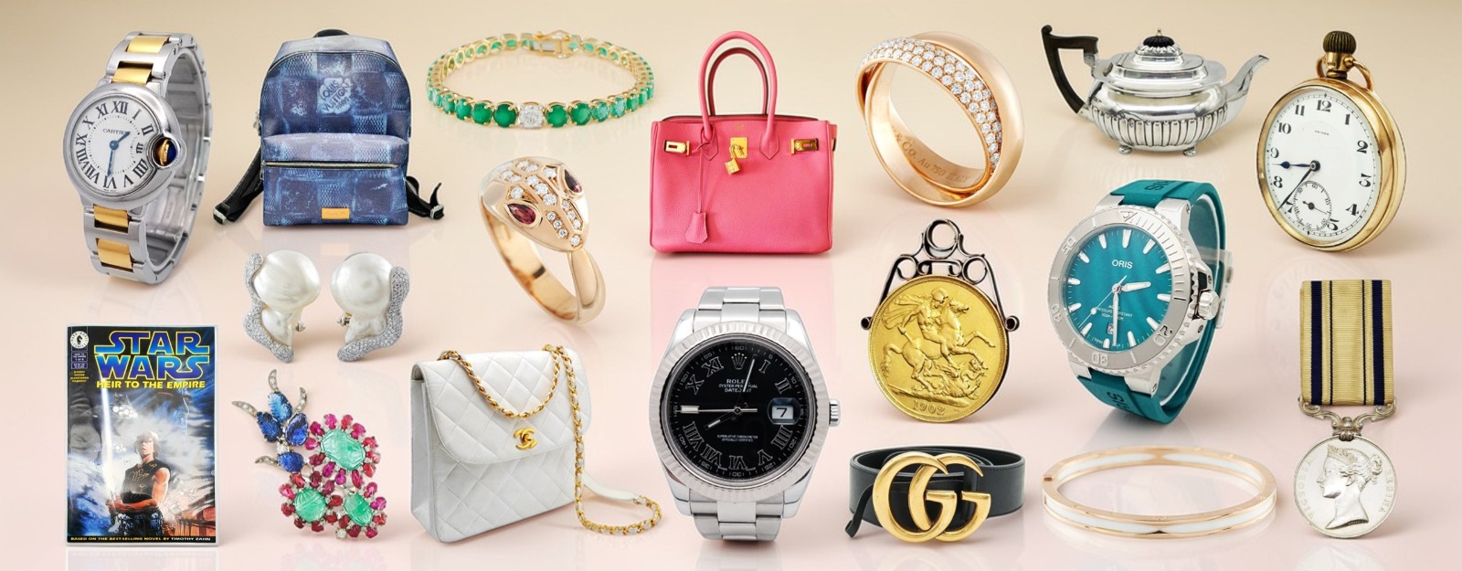 Cadmore Auctions | Sunday Afternoon Automatic Sales (Jewellery, Watches, Designer Items, Militaria, Coins, Asian Antiques and Collectables) All Bidding Opens from the Starting Bid on Each Lot!