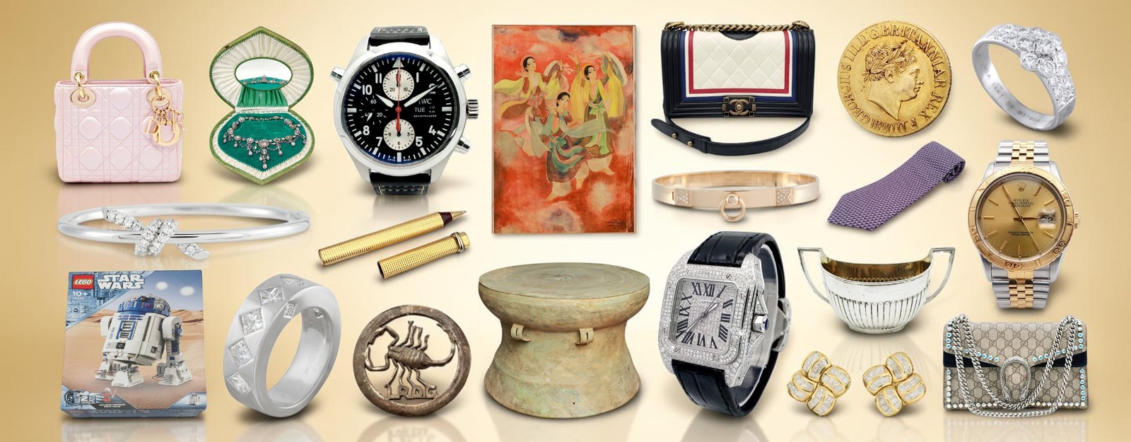 Cadmore Auctions | Bank Holiday Monday Automatic Sales (Jewellery, Watches, Designer Items, Militaria, Coins, Asian Antiques and Collectables) All Bidding Opens from the Starting Bid on Each Lot!
