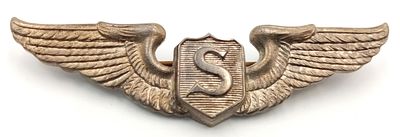 A WW2 USAAF Service Pilots Wings. Solid cast example by Spencer London.