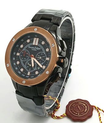 An Unworn, Hand Assembled. Swann &amp; Edgar ‘Certitude Model’ Automatic Calendar Watch. 45mm 