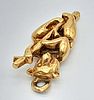 A 9K YELLOW GOLD KOALA BEAR CHARM / PENDANT. 2G. SC - 1031.Image - 3