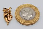 A 9K YELLOW GOLD KOALA BEAR CHARM / PENDANT. 2G. SC - 1031.Image - 4