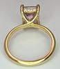 An 18k yellow gold diamond and amethyst ring. 0.1ct diamond. 2.25ct amethyst. 3.5g total Image - 4