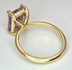 An 18k yellow gold diamond and amethyst ring. 0.1ct diamond. 2.25ct amethyst. 3.5g total Image - 6