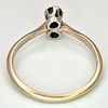 A 18K yellow gold diamond and sapphire ring, 0.25ct diamond weight, 0.24ct sapphire weight Image - 4