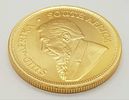 A PROOF CONDITION QUARTER KRUGERRAND COIN DATED 2021 . A QUARTER OUNCE OF 24K GOLDFotos - 2