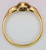 A VERY PRETTY 18K GOLD VINTAGE DIAMOND RING . 1.9gms size N/OImage - 2