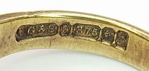 A Vintage 9K Yellow Gold Signet Ring. Full UK hallmarks. Size P. 8.3g.Image - 4