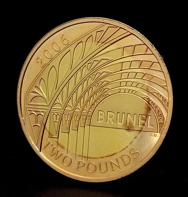 A 2006 QUEEN ELIZABETH II PROOF £2 COIN - TO CELEBRATE THE 200TH ANNIVERSARY OF THE BIRTH