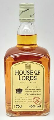 A 1990’s Bottle of House of Lords Scotch Whisky. 40% Proof. 70cl. Sealed Bottle with No Evaporation.