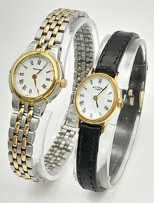 An Accurist and a Rotary Quartz Ladies Watch. Both having new batteries recently fitted and