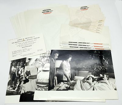 A James Bond 'Moonraker' Movie Memorabilia Package. From the estate of the films script and 