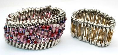 2X stone set adjustable fashion bracelets. Please see photos for details