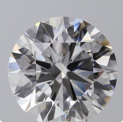 A 5.0Ct Round Brilliant cut Lab-Grown Diamond. Color D, clarity VS2. IGI certified. Cert no: 