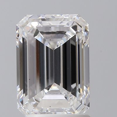 A 2.51ct Emerald Cut Lab-Grown Diamond. Colour D, clarity VS2. IGI certified. Cert no: 