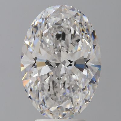 A 4.02ct Oval Brilliant Cut Lab-Grown Diamond. Colour D, clarity VS2. IGI certified. Cert no: 