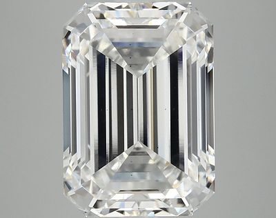 A 8.19ct Emerald Cut Lab-Grown Diamond. Colour E, clarity VS2. IGI certified. Cert no: 