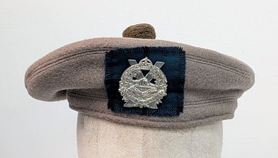 WW2 Scottish Tailors Made Tam ‘O’ Shanter Badged to the Canadian Calgary Highlanders.