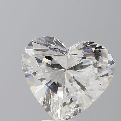 A 7.09ct Heart Cut Lab-Grown Diamond. Colour E, clarity VS2. IGI certified. Cert no: 