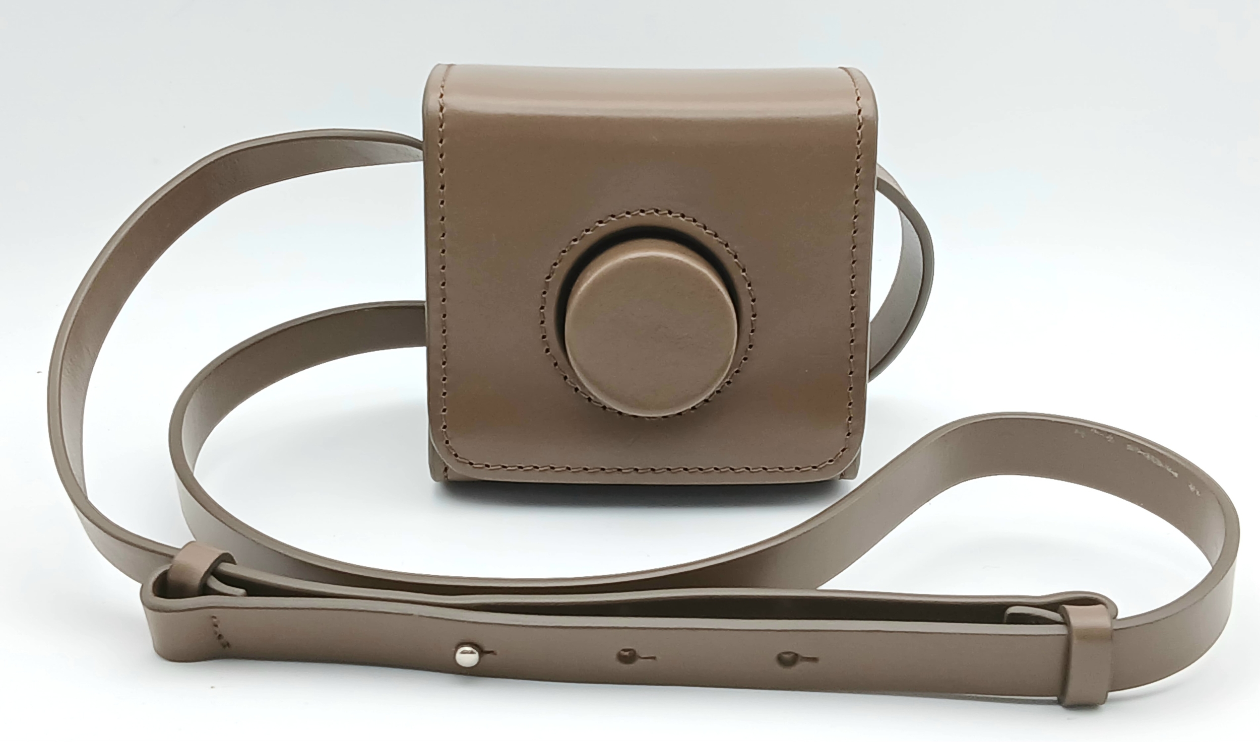A Bronze Khaki Lemaire Mini Camera Bag