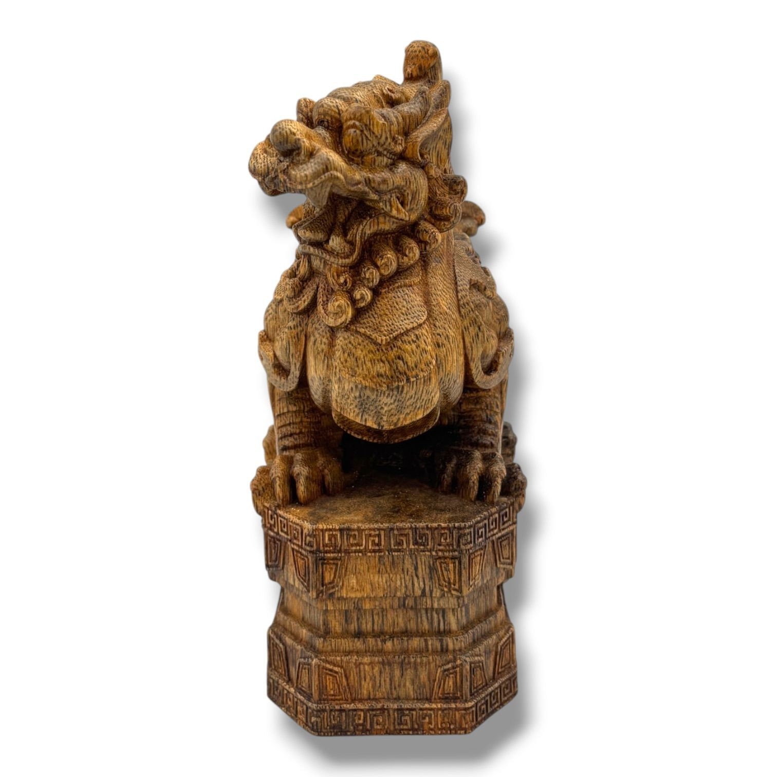 A hand Carved natural Agarwood Dragon Figure