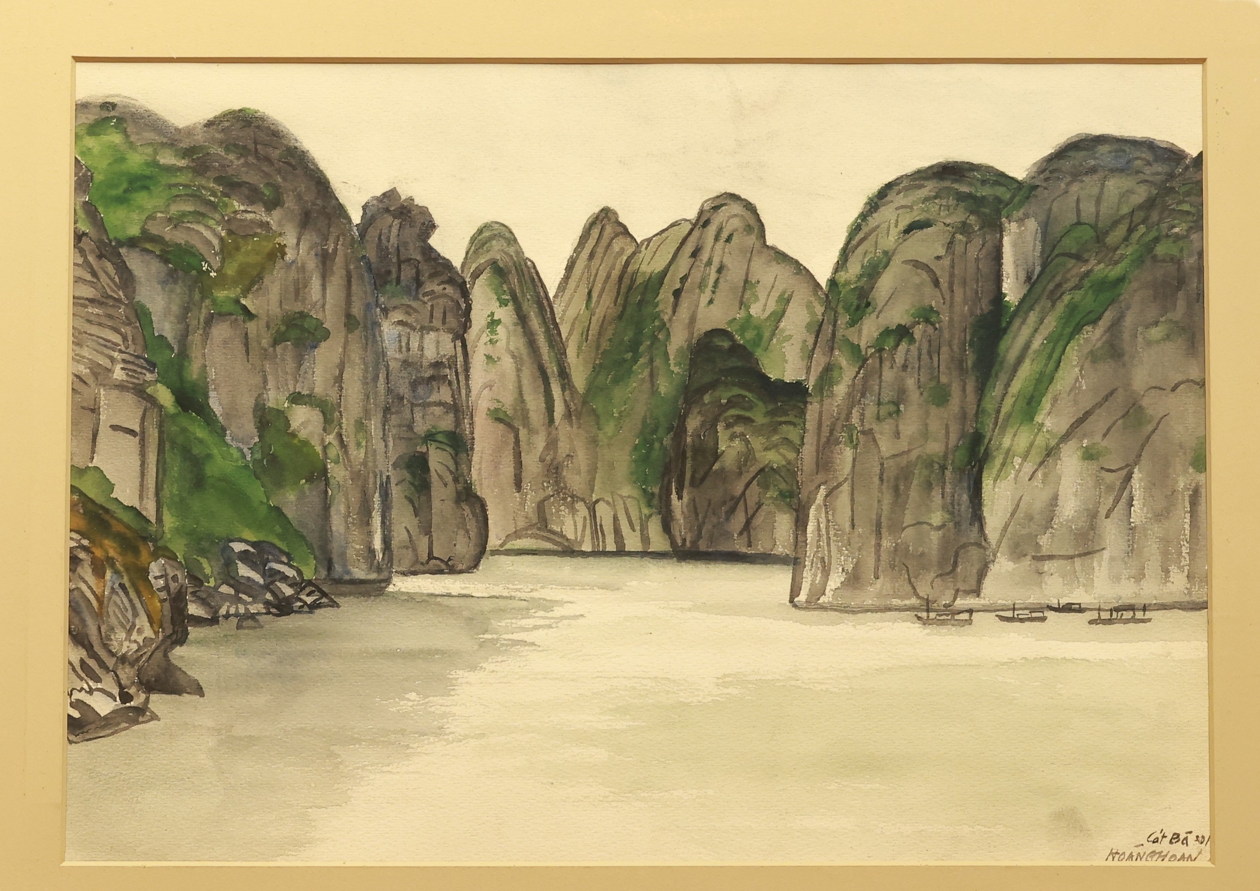 Cat Ba landscape, by Hoang Hoan
