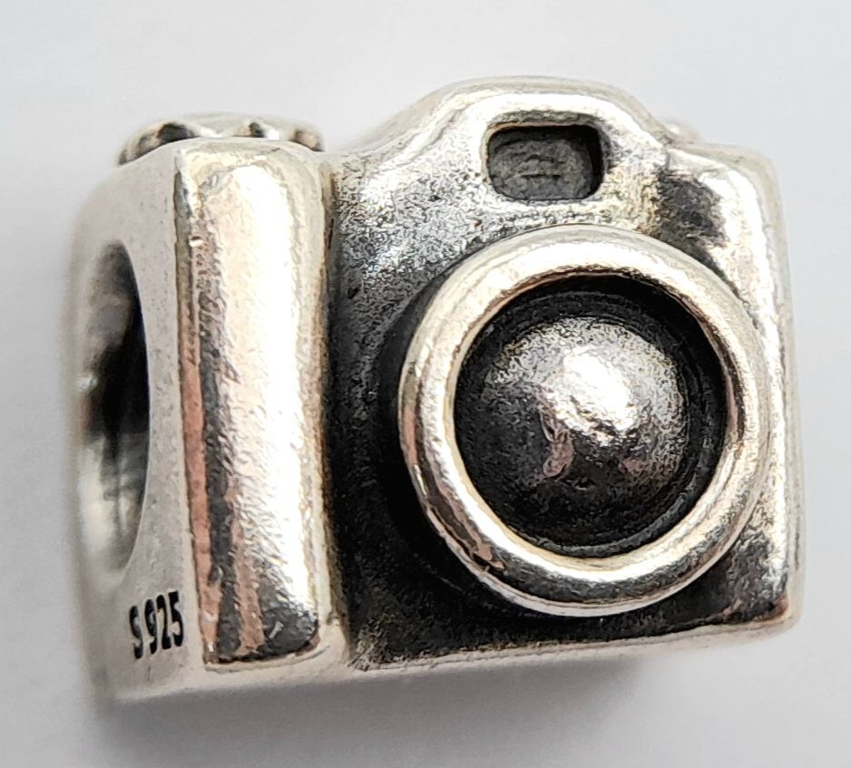 A Pandora, Sterling Silver, Retired, Camera Charm