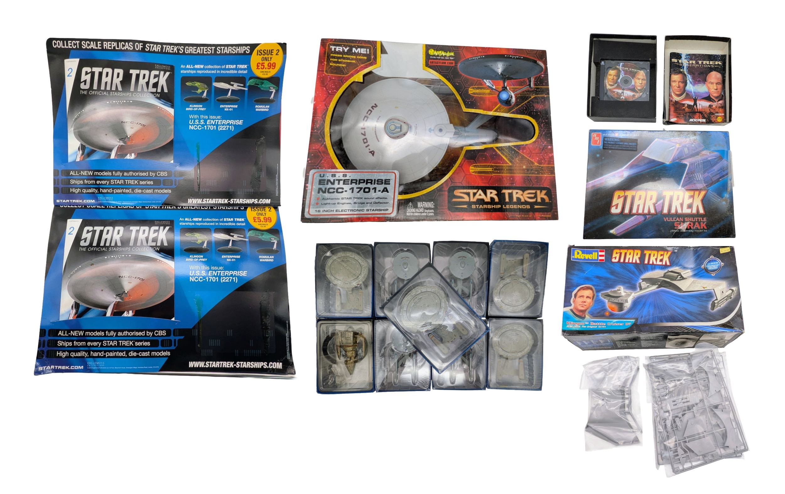 A bundle of Star Trek collectables