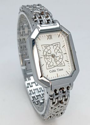 A Celtic Time, Steel Bracelet Watch. As New In Original Box. In Full Working Order. S/A 1687 - 2