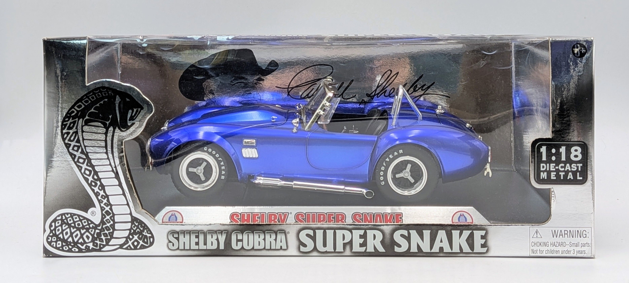 A 1/18th scale Shelby Cobra 'Super Snake' by Shelby Collectables