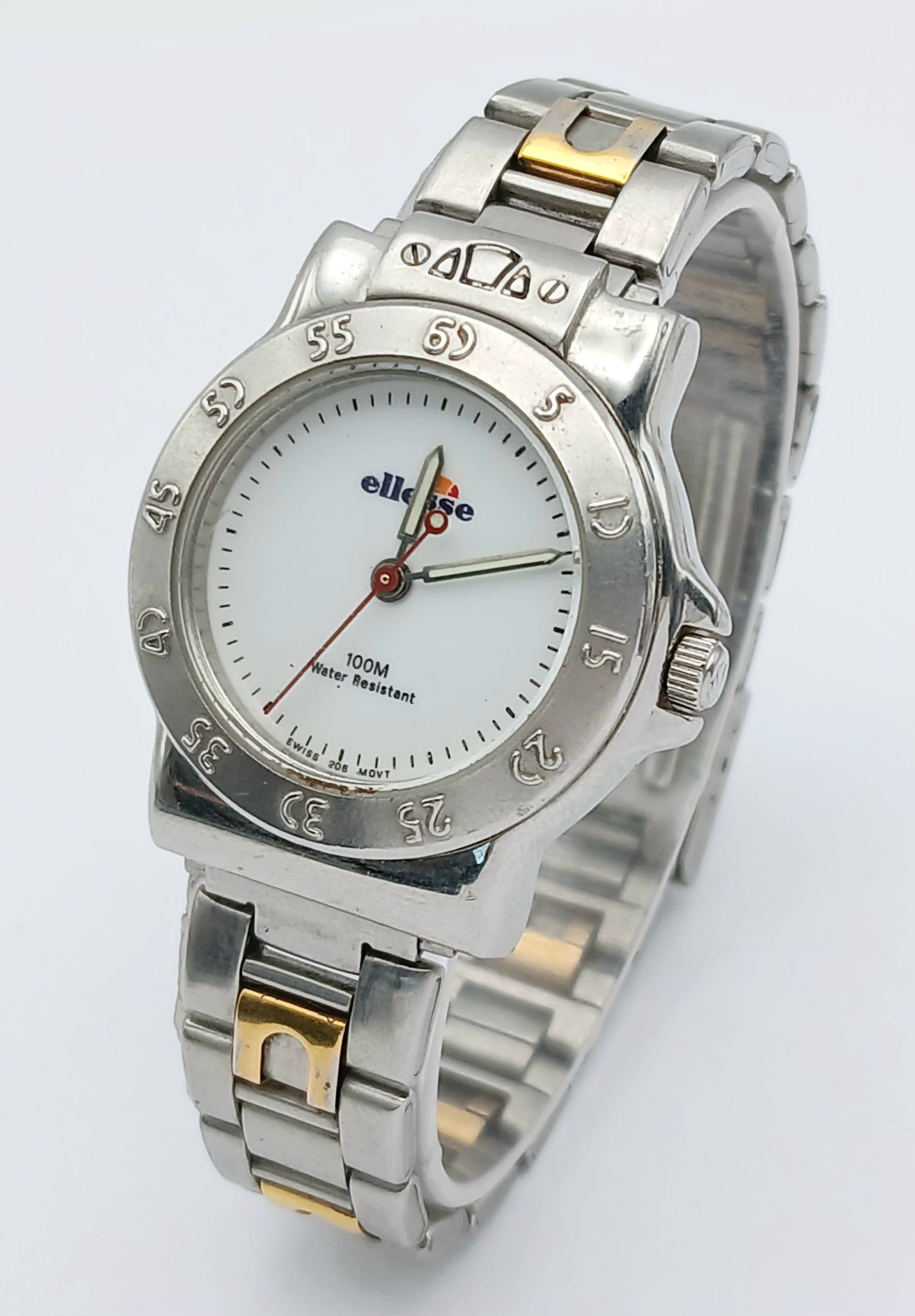 An Ellesse, Vintage, 2 Tone, Bracelet Watch