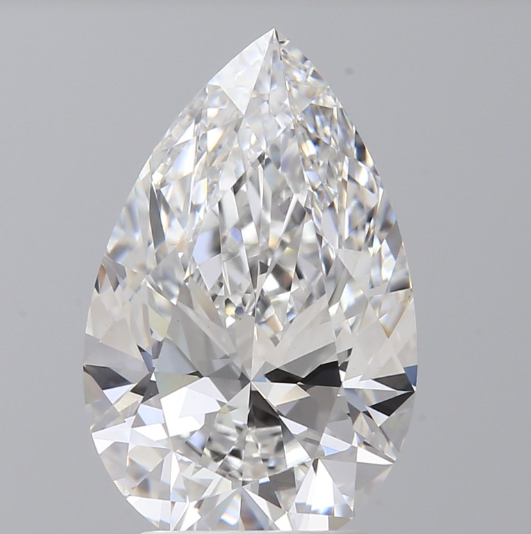 A 2.55Ct Pear Shape Lab-Grown Diamond