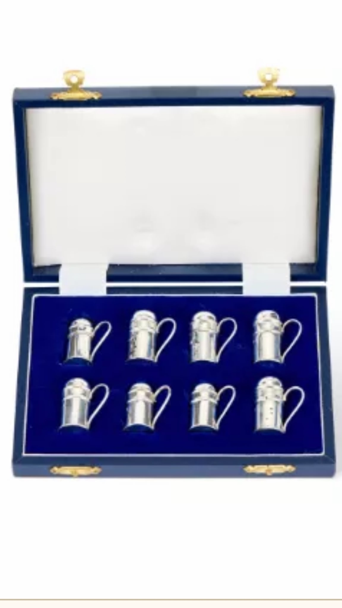 A Vintage Silver Set of Novelty Salt and Pepper Shakers