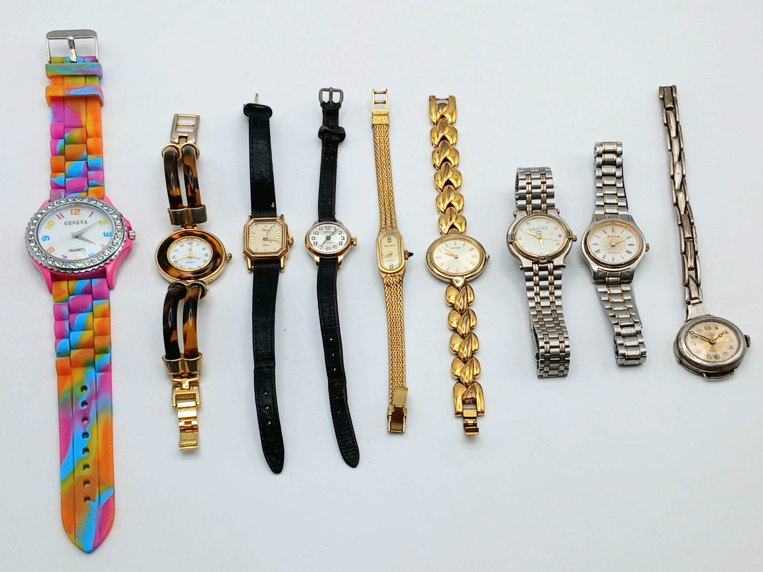 Nine Watches. None currently working so perfect for spares parts etc
