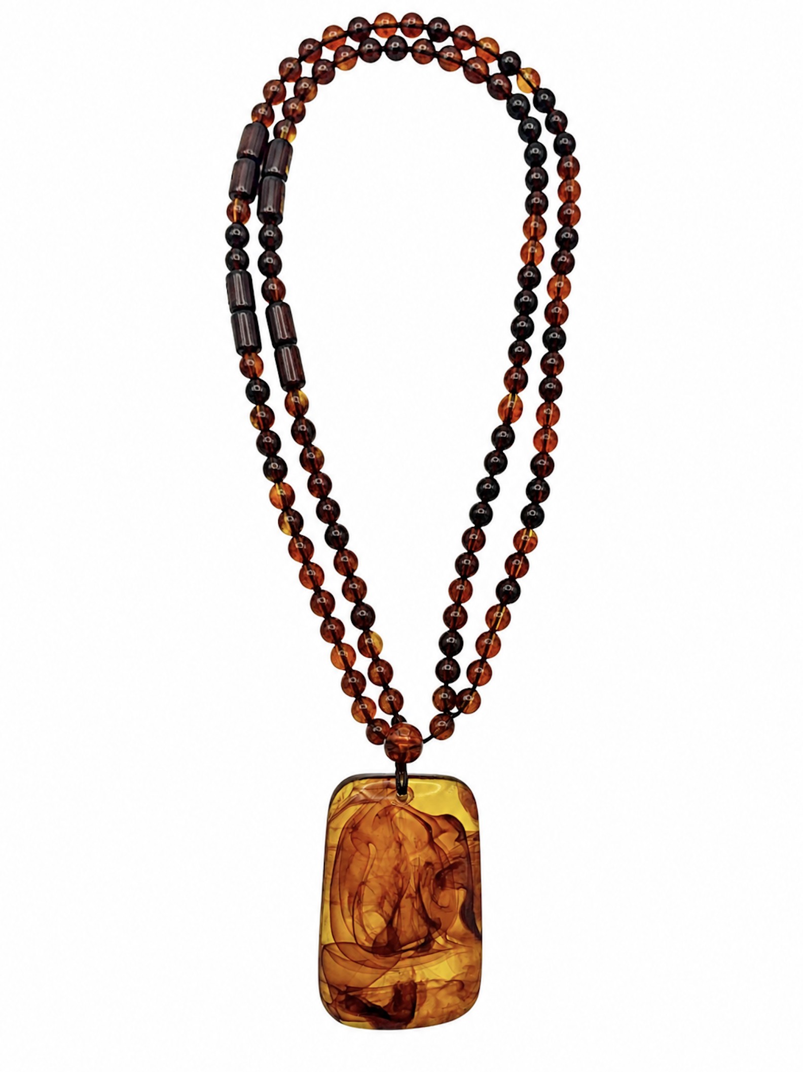 A Bodhi Seed Root (Putizi / Putigen) Pendant Necklace