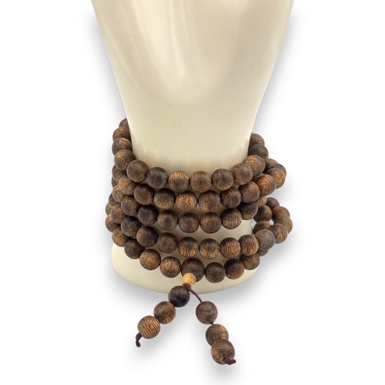 A natural Agarwood 108 beads mala prayer Chain