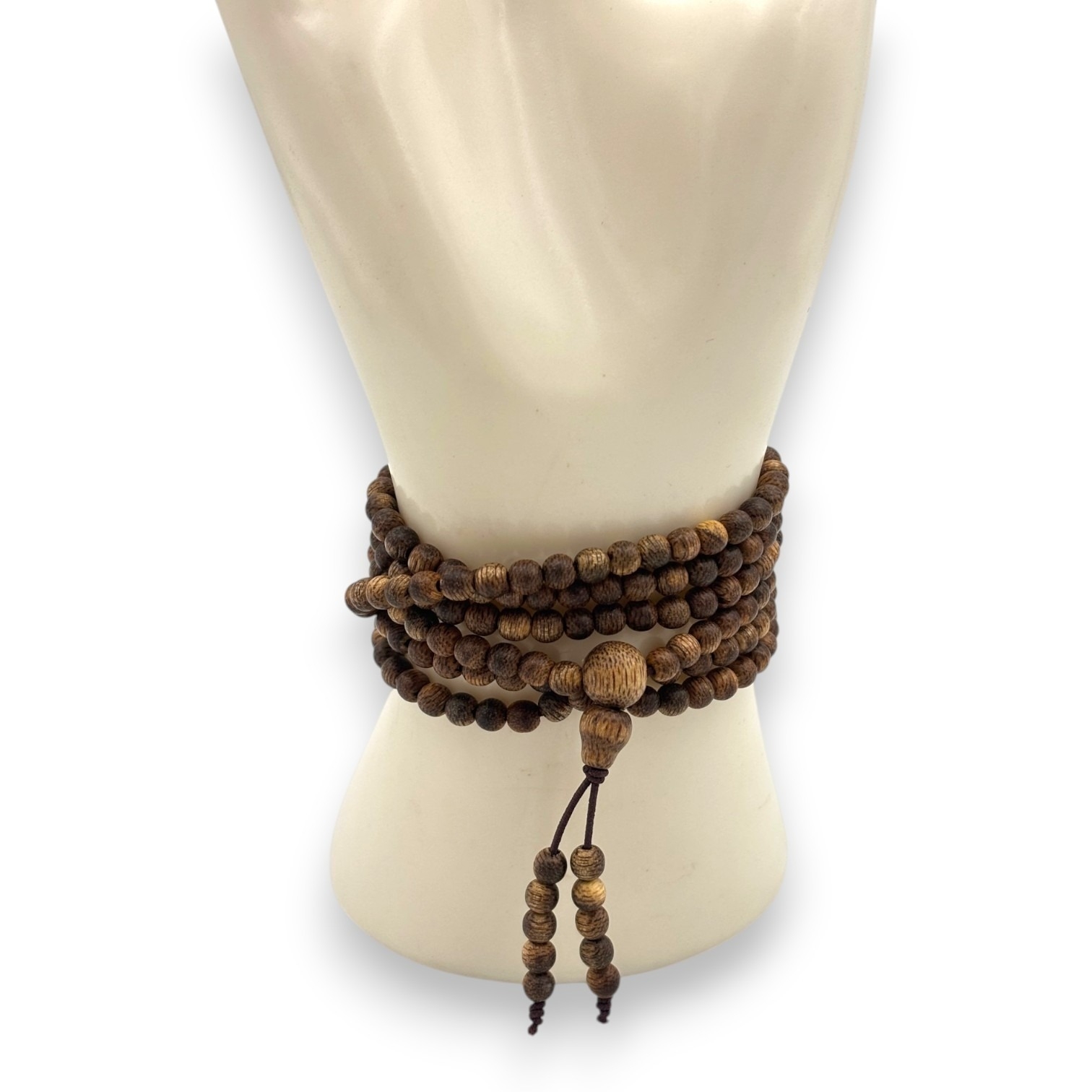 A natural Agarwood 108 beads mala prayer Chain