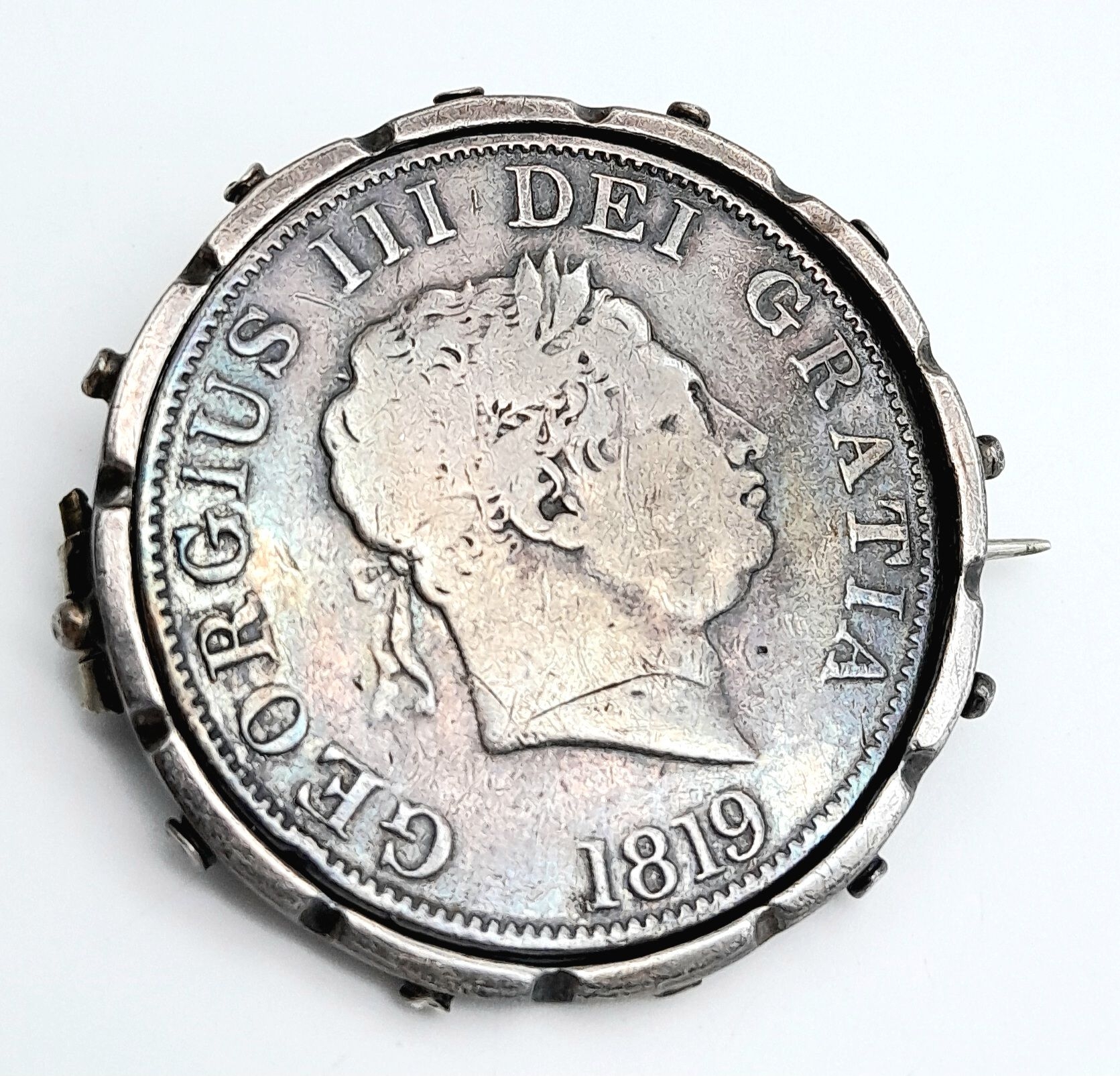 1819 GEORGE III SILVER HALF CROWN