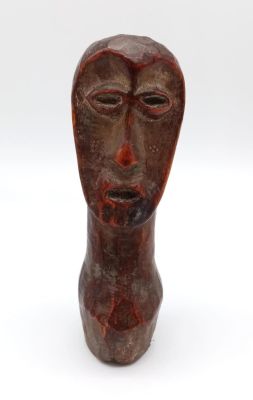 Antique 19th century African Lega Figure of CONGO in Amazing condition. Stand: 16.3cm. Width of 