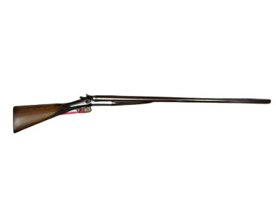 Holland &amp; Holland 10 bore double barrell shotgun,ser.no.12640,hammer action,32" damascus 