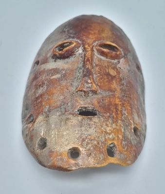 An Antique (19th Century) African Hand-Carved Ivory Passport Mask! Originates from The Lega 