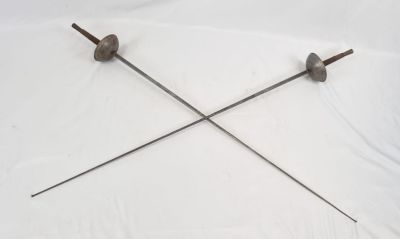 Pair of Antique Fencing Epee’s 108cm length