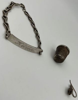 The Karen, The Thimble and The Danglers. All vintage silver with a story to tell.
