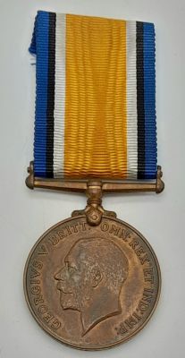 British War Medal 1914-1918, bronze issue. Named to 20691 Pte J Ralipela SANLC. This is the 