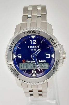 An Excellent Condition Tissot T-Touch Navigator 3000. Full Working Order with Box, Spare links 