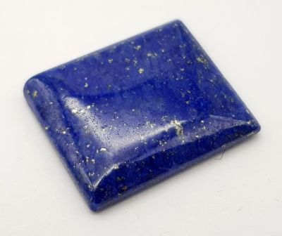 25.25 Ct Blue Natural Lapis Lazuli. Square Cabochon Shape. Comes with GLI Certificate.