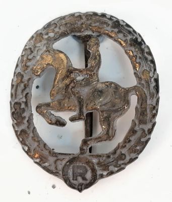 3rd Class Reich Horseman’s Badge and Certificate.