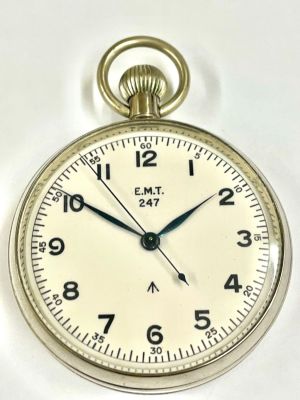 WW2 Military HS-3 Royal Navy Tissot Deck Watch / Pocket Watch (Working). These deck watches 